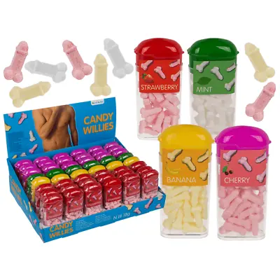 Penis Willy Candy Sweets Pack Mint / Cherry / Banana / Strawberry Valentines Day • £2.99