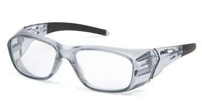 CLEAR Magnifying Protective Reading Safety Glasses FULL READERS +2.0 ANSI Z87+ • $10.99