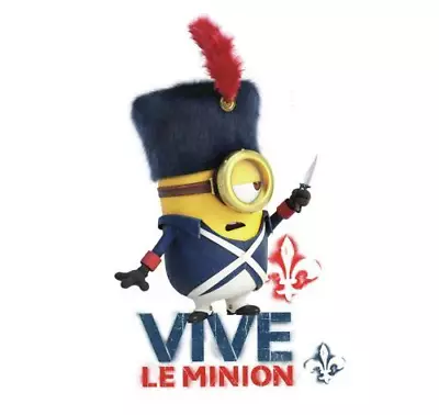 9 Inch Stuart Vive Le Minion Britain London Removable Wall Art Decal Sticker Art • $8