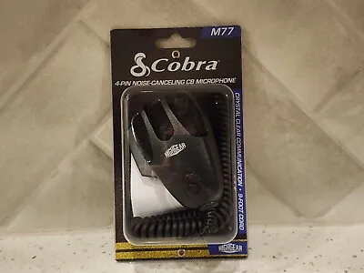 Cobra M77 4-Pin Noise Canceling CB Microphone 9 Foot Cord Highgear - BRAND NEW! • $27.95