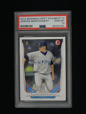 Jordan Montgomery 2014 Bowman Draft Picks #dp114 - Psa 10 Gem Mint - New York • $19.99