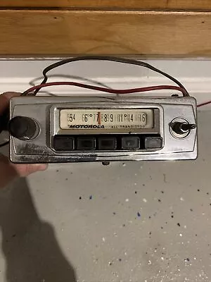 Vintage Motorola Transistor Powered Car Stereo Radio UNTESTED • $125