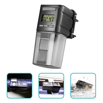 Vacation Fish Feeder Automatic Aquarium Feeder Fish Tank Auto Feeder • £20.39