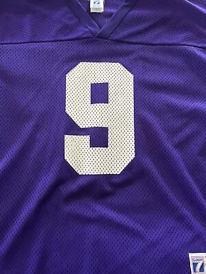 Minnesota Vikings Purple Jersey Logo 7 Company Size Large (46-48) Jim Mcmahon • $50