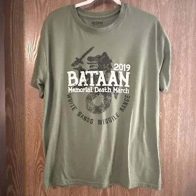 30th White Sands Missile Range Bataan Memorial Death March 2019 OD T Shirt L • $0.99