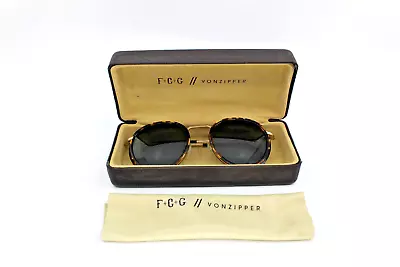 A6 Auth F. C. G. VONZIPPER Tortoise Bronze EMPIRE Sunglasses • $49.99