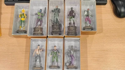 £60 • Buy MARVEL EAGLEMOSS CHESS FIGURINES SET Of 8 FIGURES