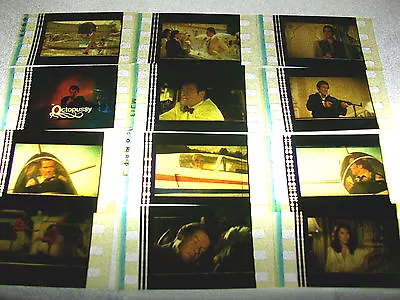 £9.79 • Buy OCTOPUSSY BOND 007 Film Cell Lot Of 12 - Collectible Compliments Dvd Poster