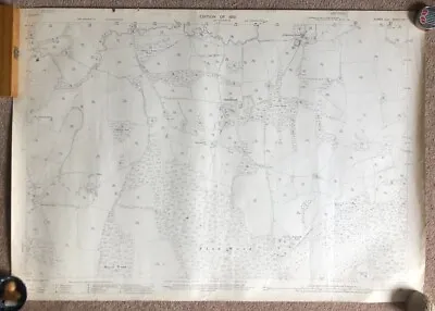 Large OS Surveyor's Map 1910 Charlwood Weir Wood Sussex - 25 Miles To Inch • £24.99