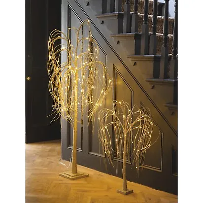 £34.95 • Buy LED Light Weeping Willow Branch Twig Tree 3-5ft Warm White Christmas Xmas Decor