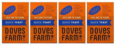 Doves Farm Quick Yeast 125g (Pack Of 4) I Gluten Free  • £9.99