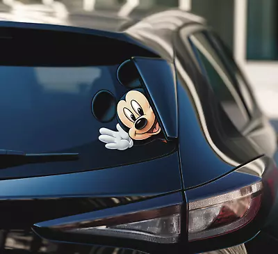 Mickey Mouse Window Peeker Vinyl Sticker Decal Disney Car Cute Mickey Mouse • $3.87