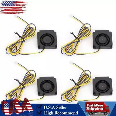 $15.79 • Buy 4x 3D Printer Cool Radial Turbo Blower Fan 24V 4010 40MM For ENDER 3 CR-10S PRO