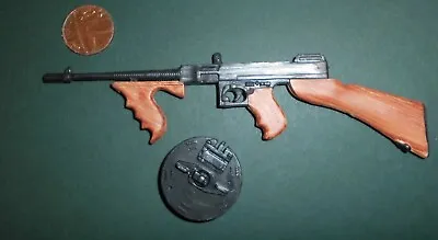 1/6 Scale Thompson Tommy Gun M1928 Machine Gun For 12  Toy Action Figures • £15.99