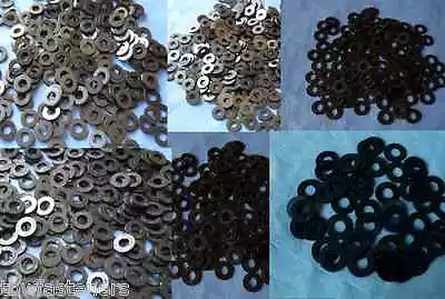 £1.65 • Buy Flat Black Nylon Plastic Washer Spacers M3 M4 M5 M6 M8 Multi Packs Free UK Post