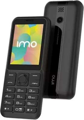 IMO Dash 4G Black Bluetooth Camera UK Big Button Unlocked Mobile Phone Excellent • £16