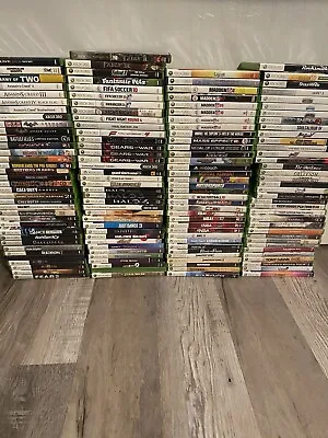 Microsoft Xbox 360 Games Lot Bundle *Big Savings*  Discounts. Tested. Most CIB 2 • $4