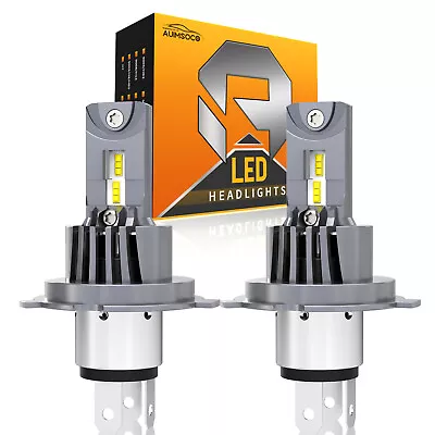 2x H4 9003 HB2 Super Bright CSP LED Headlight Kit High Low Beam Bulb White 6500K • $79.99