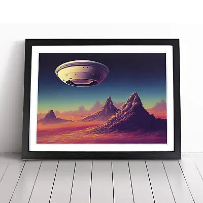 Ufo Art Vol.5 Wall Art Print Framed Canvas Picture Poster Decor Living Room • $18.88