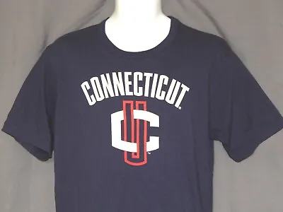 $14.42 • Buy UCONN Huskies T-Shirt Mens Medium Blue University Of Connecticut Storrs NEW