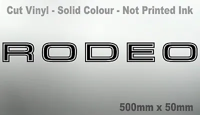 New 500mm RODEO 4x4 Ute Bonnet Protector Sticker For Plastic Paint Protector • $12.90