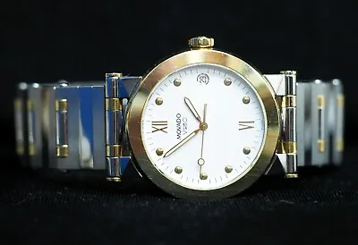 Men's Movado Vizio Quartz 35mm Men's Watch 18k & Stainless 8.5  • $599.95