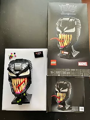 Marvel Super Villain With LEGO Marvel Spider-Man Venom 76187 Box And Instruction • $80