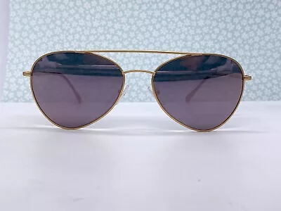 £131.92 • Buy PRADA Eyeglasses Frames Woman Men Gold Pilot Oval Spr 50S Medium