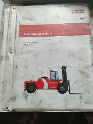 Used Complete Dcd200-300 2006 Kalmar Maintenance Manual • £25
