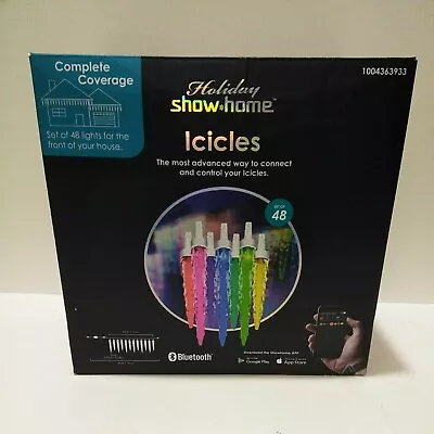 Holiday Show Home 48 Icicle Lights Multi Function/Color & Bluetooth • $130
