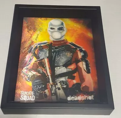 Hologram Art Framed Picture Of Deadshot Suicide Squad Pyramid America 9x11 • £9.61