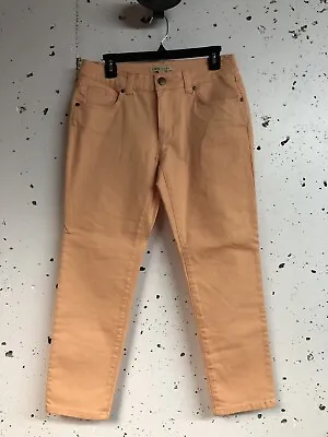 NWT - CAbi # 329 Cropped Bree Jean - Size 6 - Beautiful Color!  CREAMSICLE • $39