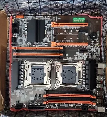 X99 Motherboard LGA 2011-3 Support Dual CPU DDR4  • $100