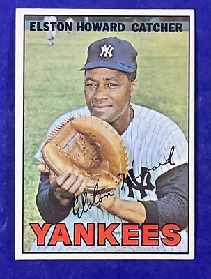 1967 Topps # 26 Elston Howard     Perfect Centering   • $12.95