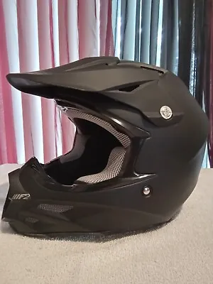 Brand New Dirt Bike Matte Black Helmet SZ XL • $60
