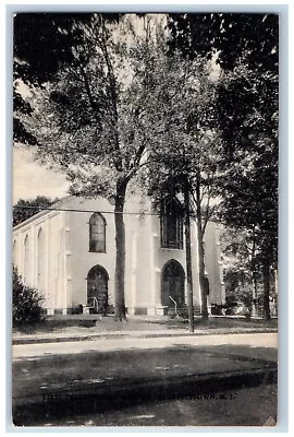 Hackettstown New Jersey Postcard First Presbyterian Church C1940 Vintage Antique • $29.95