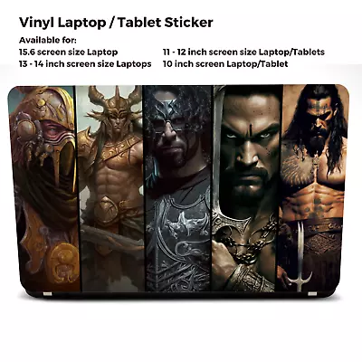 15.6 Inch Fantasy Warriors Laptop Tablet Vinyl Decal Sticker Skin-MG1 • £6.99