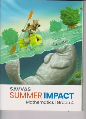 Savvas-enVision: Summer Impact Mathematics Grade 4 - NEW • $7.99