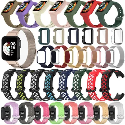 $9.82 • Buy For Xiaomi Mi Watch Lite/Redmi Silicone Stainless Steel Strap Band Bracelet Loop