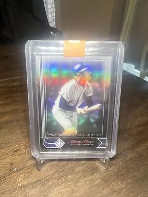 2021 Topps Transcendent Collection Icons MICKEY MANTLE #3 SILVER FRAMED 92/95 • $50