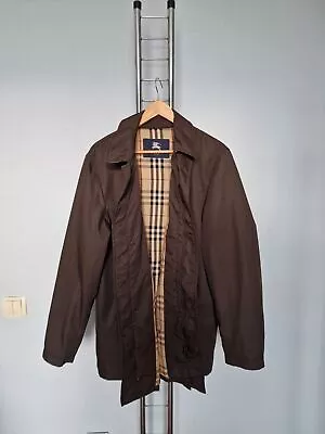 Men's BURBERRY LONDON Brown Coat Jacket Size 52 • $331.53