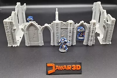 Gothic Ruins Set For Warhammer 40k 28mm Scenery Terrain Wargaming Tabletop • £15.99