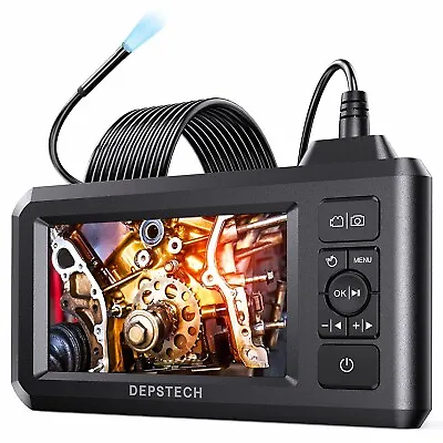 Used DEPSTECH Endoscope 5.5mm Digital Borescope Inspection Snake Camera Black • $37.49