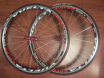 $749.90 • Buy Vuelta Corsa Team V Wheel Set Hutchinson Fusion 2 Tires