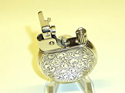 Mylflam   Rondette   Lighter W.830 Silver Case (Crescent & Crown) - 1930 • $1339.79