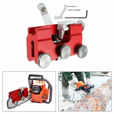 £15.30 • Buy Handy Chainsaw Sharpening Jig Chain Saw Sharpener Tool With 3 Grinding Heads New