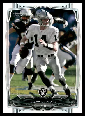 2014 Topps Football Base # 59 Matt McGloin Oakland Raiders • $1.50