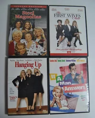 Lot Of 4 Comedy DVD First Wives If A Man Answers Hanging Up Steel Magnolias • $15