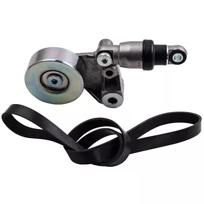 ZD30 Engine Drive Fan Belt + Tensioner For Nissan Patrol Y61 4cyl Diesel 3.0L • $63.38