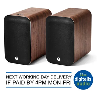 £329 • Buy Q Acoustics M20 Wireless Speakers System Pair 130W In Walnut OPEN BOX